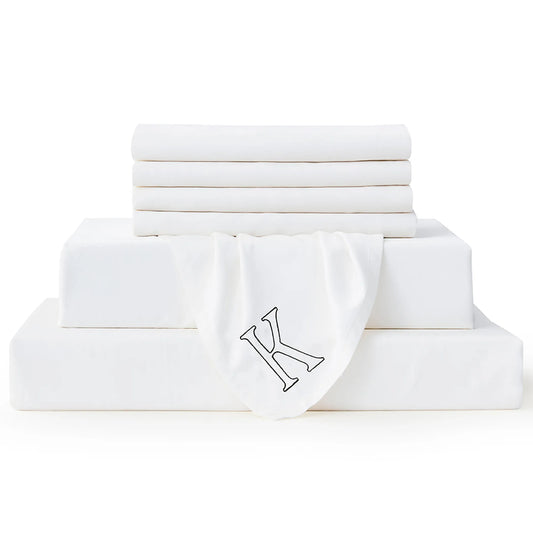 White Bambusa 7-Piece Sheet Set – Soft, Breathable & Easy to Use Bambusa Sheets