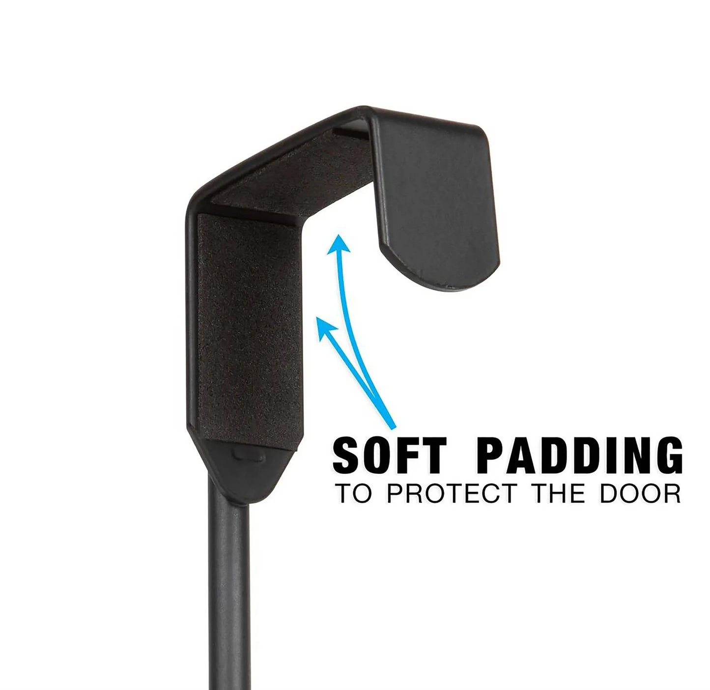 Matte Black Over-the-Door Hanger – 10 Hook Heavy-Duty Organizer Home Mart Goods