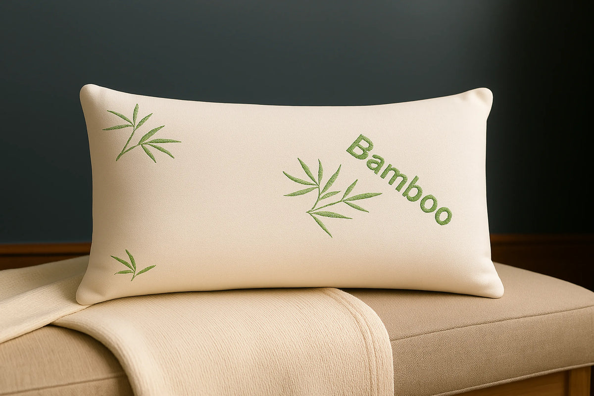 Soft Plush Bamboo Memory Foam Support Pillow Home Mart Goods
