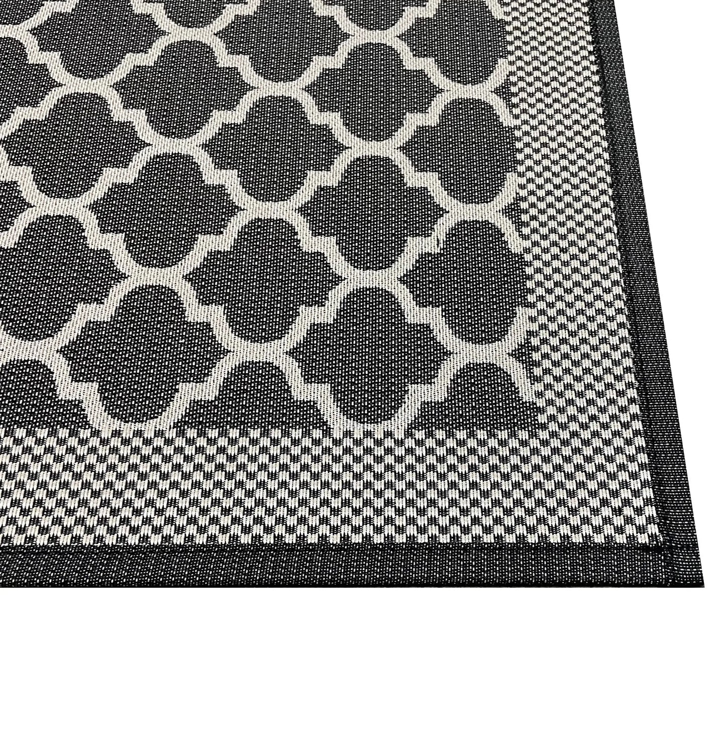 Black All-Season Door Mat – Durable, Absorbent & Non-Slip (18" x 30") Home Mart Goods