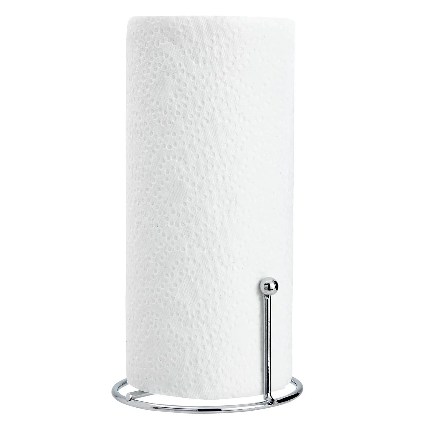 Tall - Silver Metal Paper Towel Holder Home Mart Goods