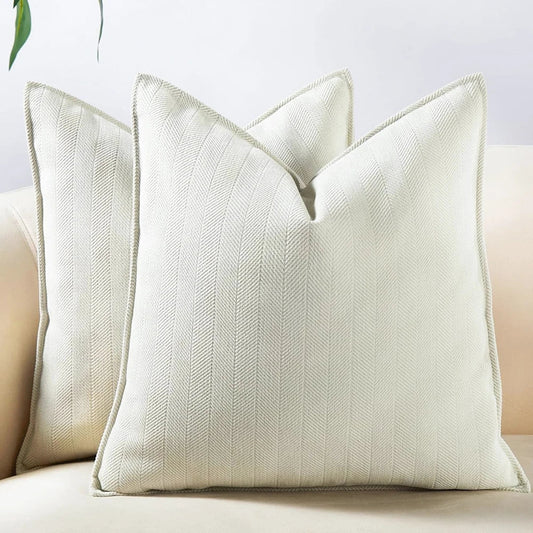 Chenille Throw Pillow Covers – Soft, Textured & Modern LUXHOME
