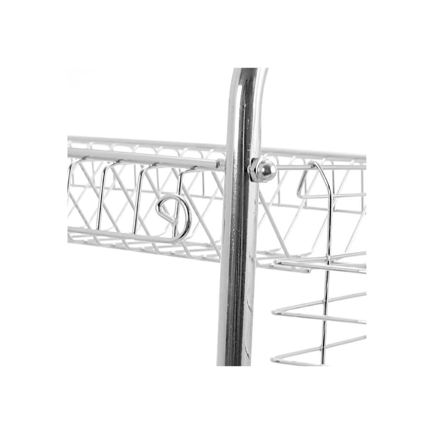 Elevate Your Kitchen with the Better Chef 22" Chrome-Plated 2-Level R-Shaped Dish Rack