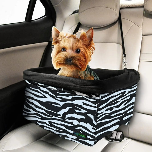 Dog Booster Car Seat – Safe, Cozy & Travel-Ready (Up to 24 lbs) JESPET