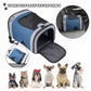 JESPET pet backpack carrier for small dog and puppy soft travel backpack for hiking, walking, and outdoor family activities