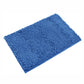 Large Blue Plush Chenille Bath Mat – Soft, Absorbent & Non-Slip Bathroom Rug
