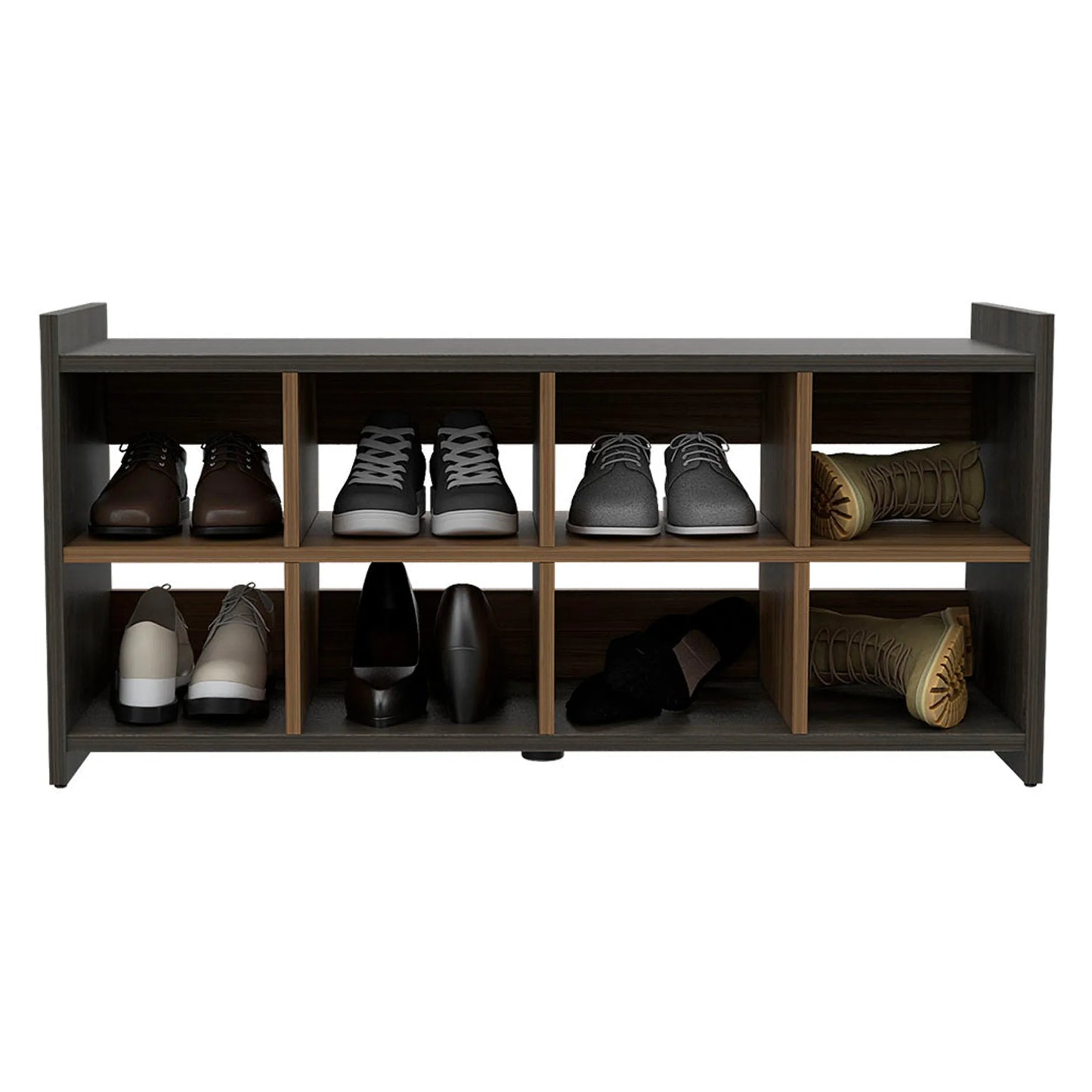 Entryway Storage Unit – 8-Cube Stackable Shoe Organizer