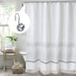 12 Piece Set - Crystal Clear Acrylic Shower Curtain Hooks Home Mart Goods