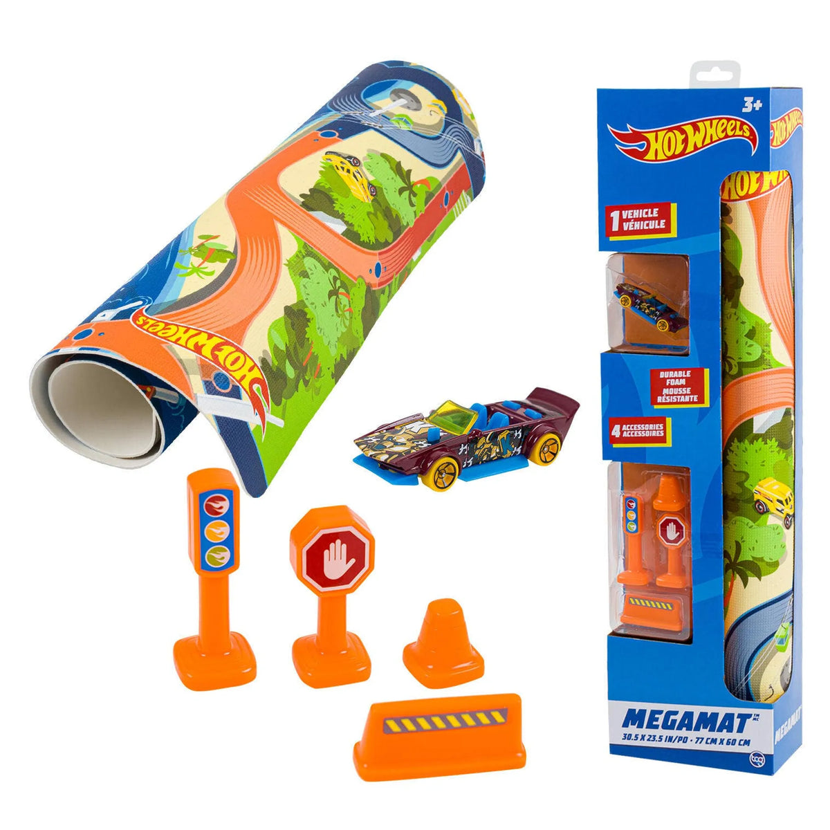 Kids Play Mega Mat with Car Toy – Soft, Durable & Interactive Fun Home Mart Goods