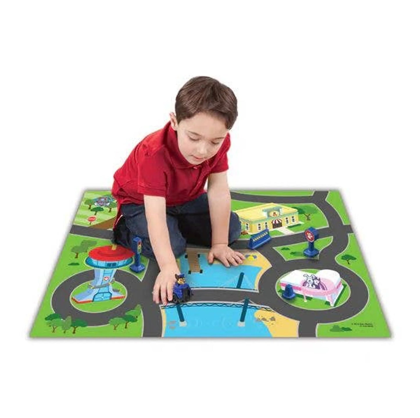 Kids Play Mega Mat with Car Toy – Soft, Durable & Interactive Fun Home Mart Goods