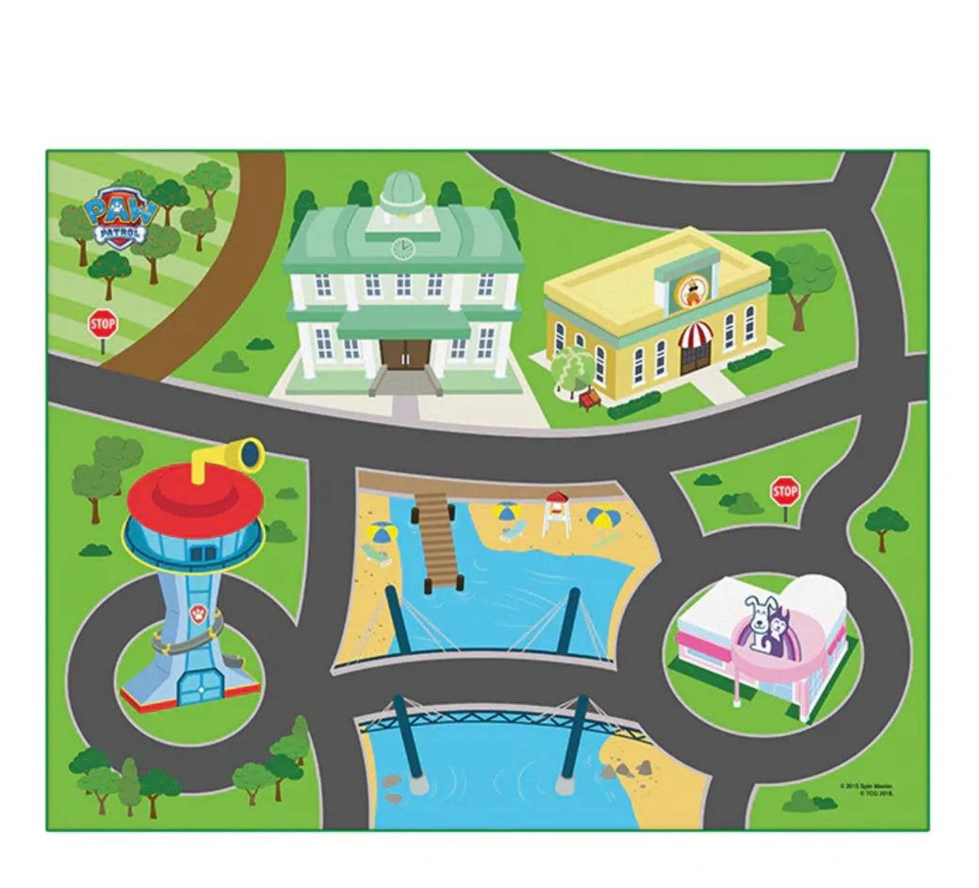 Kids Play Mega Mat with Car Toy – Soft, Durable & Interactive Fun Home Mart Goods
