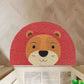 Half Circle Red Lion Door Mat – Durable, Non-Slip & All-Weather Home Mart Goods