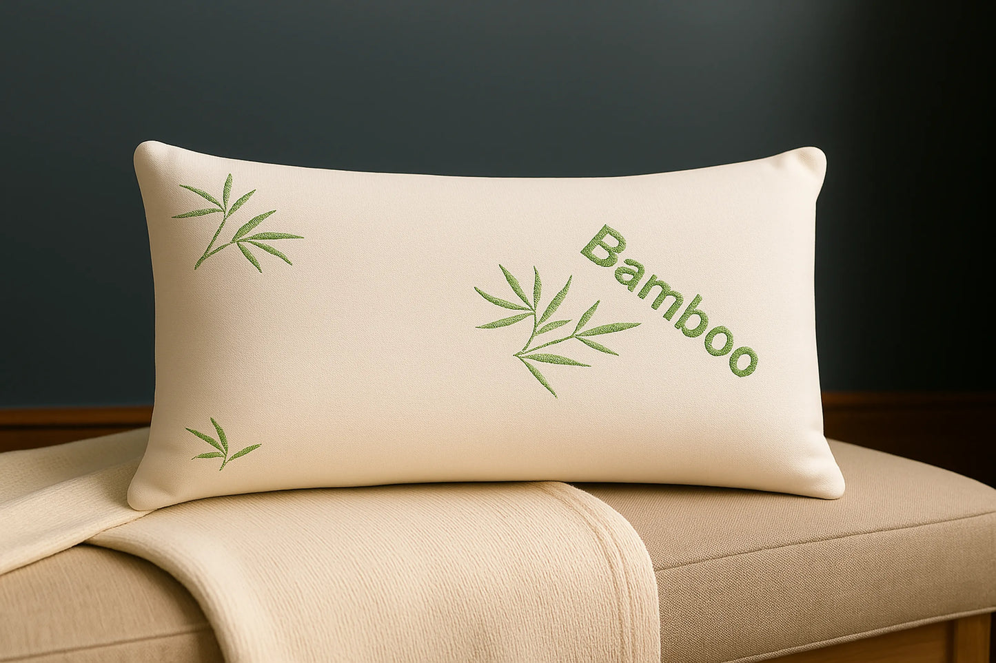 Soft Plush Bamboo Memory Foam Support Pillow Home Mart Goods
