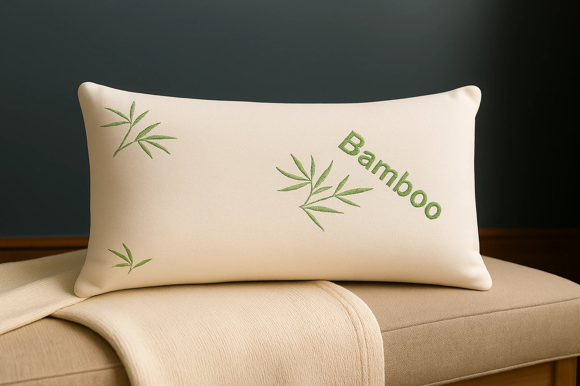 Soft Plush Bamboo Memory Foam Support Pillow Home Mart Goods