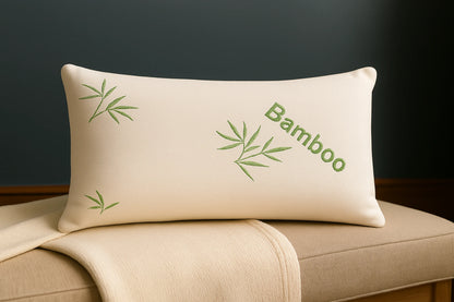 Soft Plush Bamboo Memory Foam Support Pillow Home Mart Goods