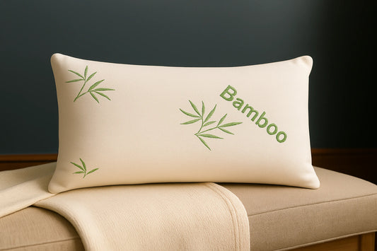 Soft Plush Bamboo Memory Foam Support Pillow Home Mart Goods