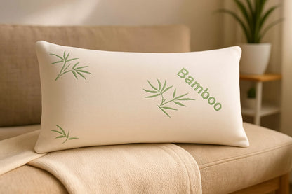 Soft Plush Bamboo Memory Foam Support Pillow Home Mart Goods