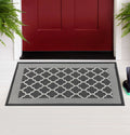 Black All-Season Door Mat – Durable, Absorbent & Non-Slip (18" x 30") Home Mart Goods