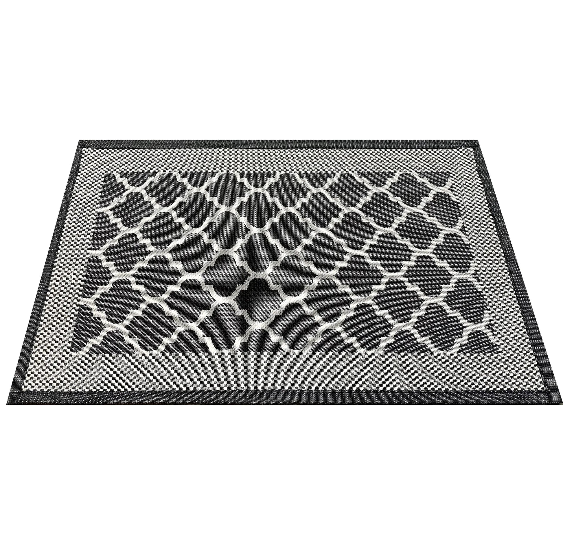 Black All-Season Door Mat – Durable, Absorbent & Non-Slip (18" x 30") Home Mart Goods