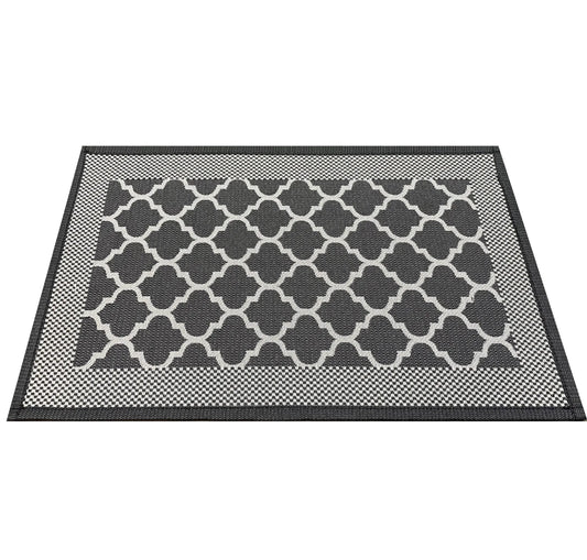 Black All-Season Door Mat – Durable, Absorbent & Non-Slip (18" x 30") Home Mart Goods