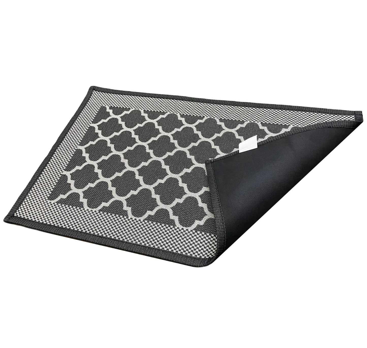 Black All-Season Door Mat – Durable, Absorbent & Non-Slip (18" x 30") Home Mart Goods