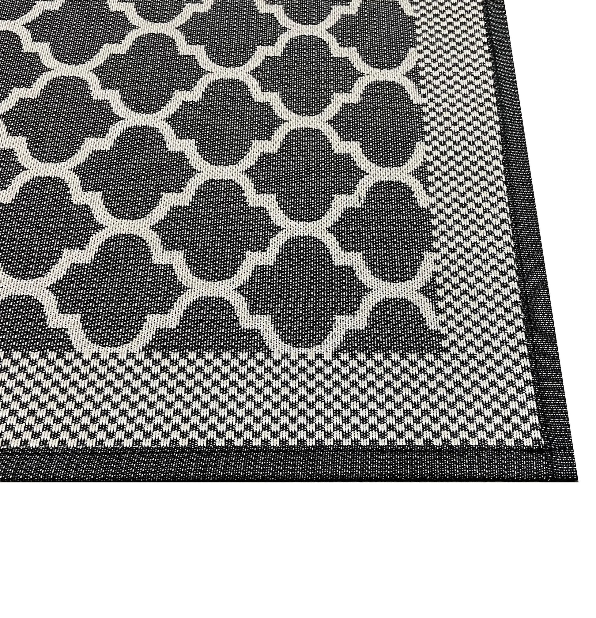 Black All-Season Door Mat – Durable, Absorbent & Non-Slip (18" x 30") Home Mart Goods