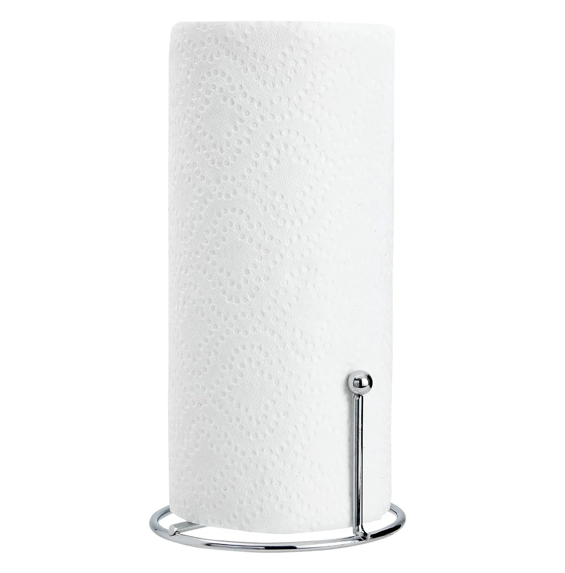 Tall - Silver Metal Paper Towel Holder Home Mart Goods