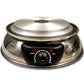 Elevate Your Dining Experience with the Shabu 7.75-Inch Stainless Steel Electric Wok and Mongolian Hot Pot - Featuring a Broiler for Perfectly Cooked Meals