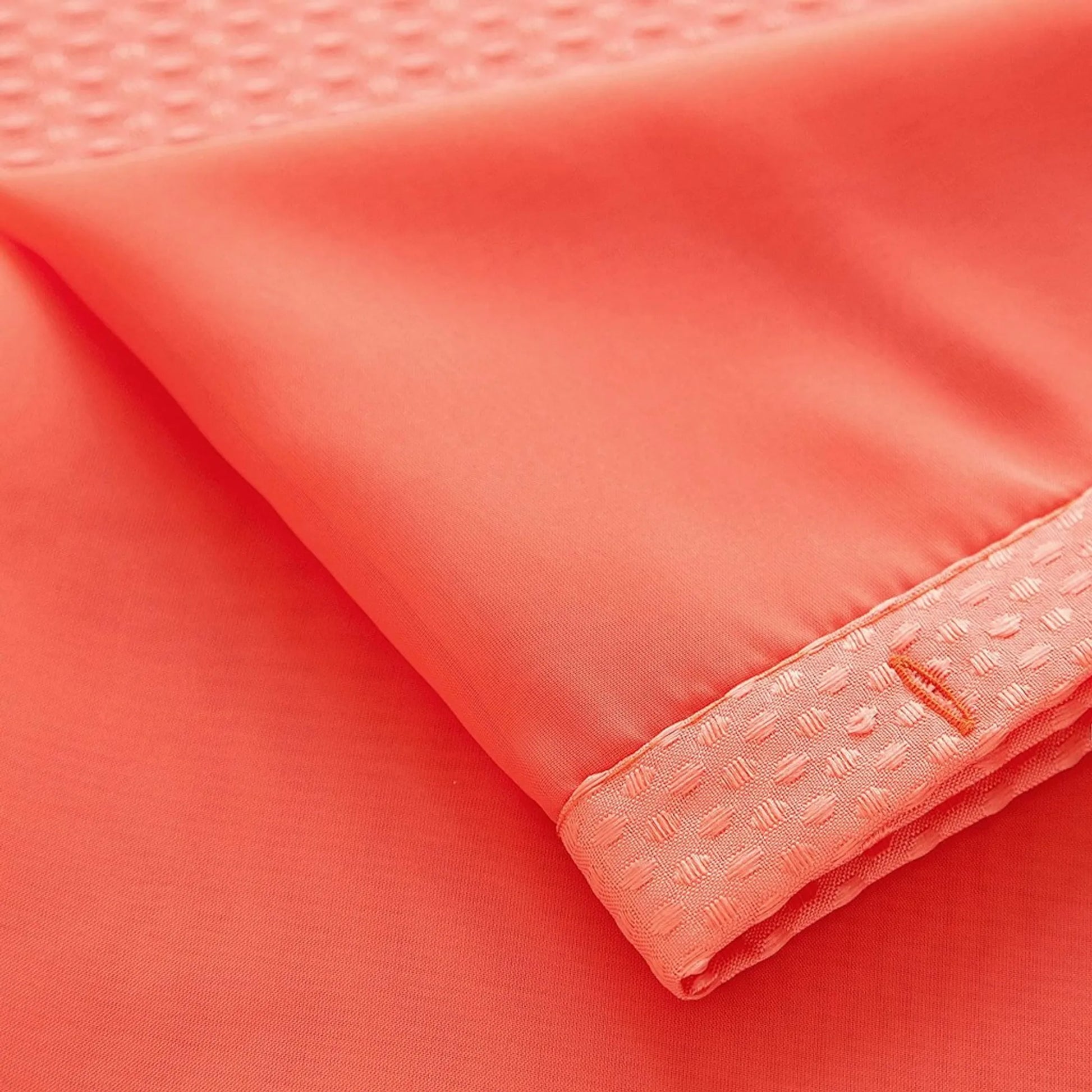 Coral Sheer Grid Shower Curtain & Liner Set – Warm, Fresh & Stylish HomeRoots