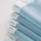Light Blue Sheer Grid Shower Curtain & Liner Set – Calm, Clean & Elegant HomeRoots