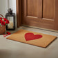 Heart Outdoor Coir Door Mat