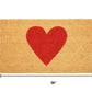 Heart Outdoor Coir Door Mat