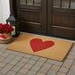 Heart Coir Door Mat – Durable, Eco-Friendly & Welcoming (30" x 48") HomeRoots