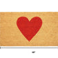 Heart Coir Door Mat – Durable, Eco-Friendly & Welcoming (30" x 48") HomeRoots