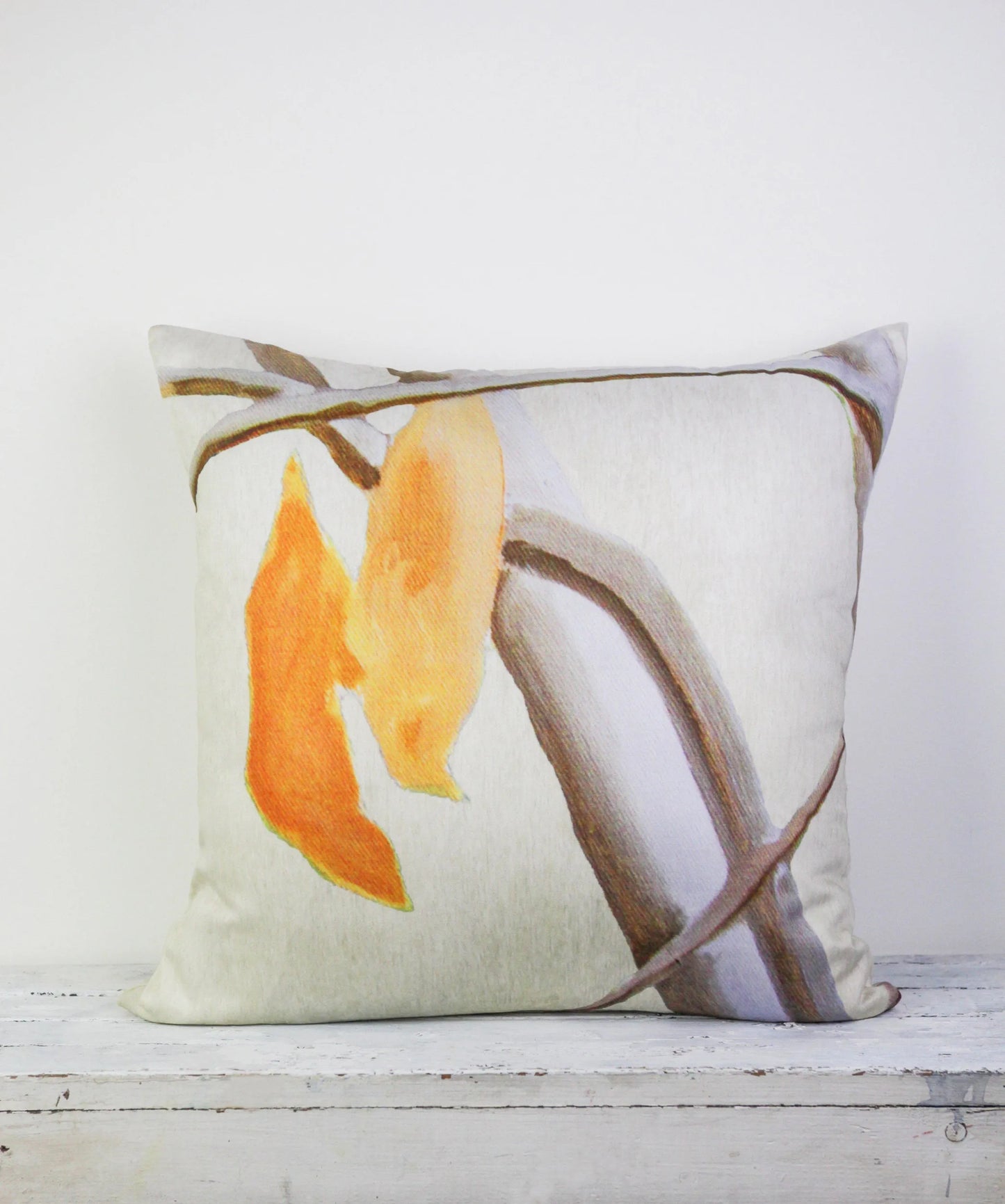 Decorative Reversible Throw Pillow Cover – 18” Square with Zipper Closure India & Purry
