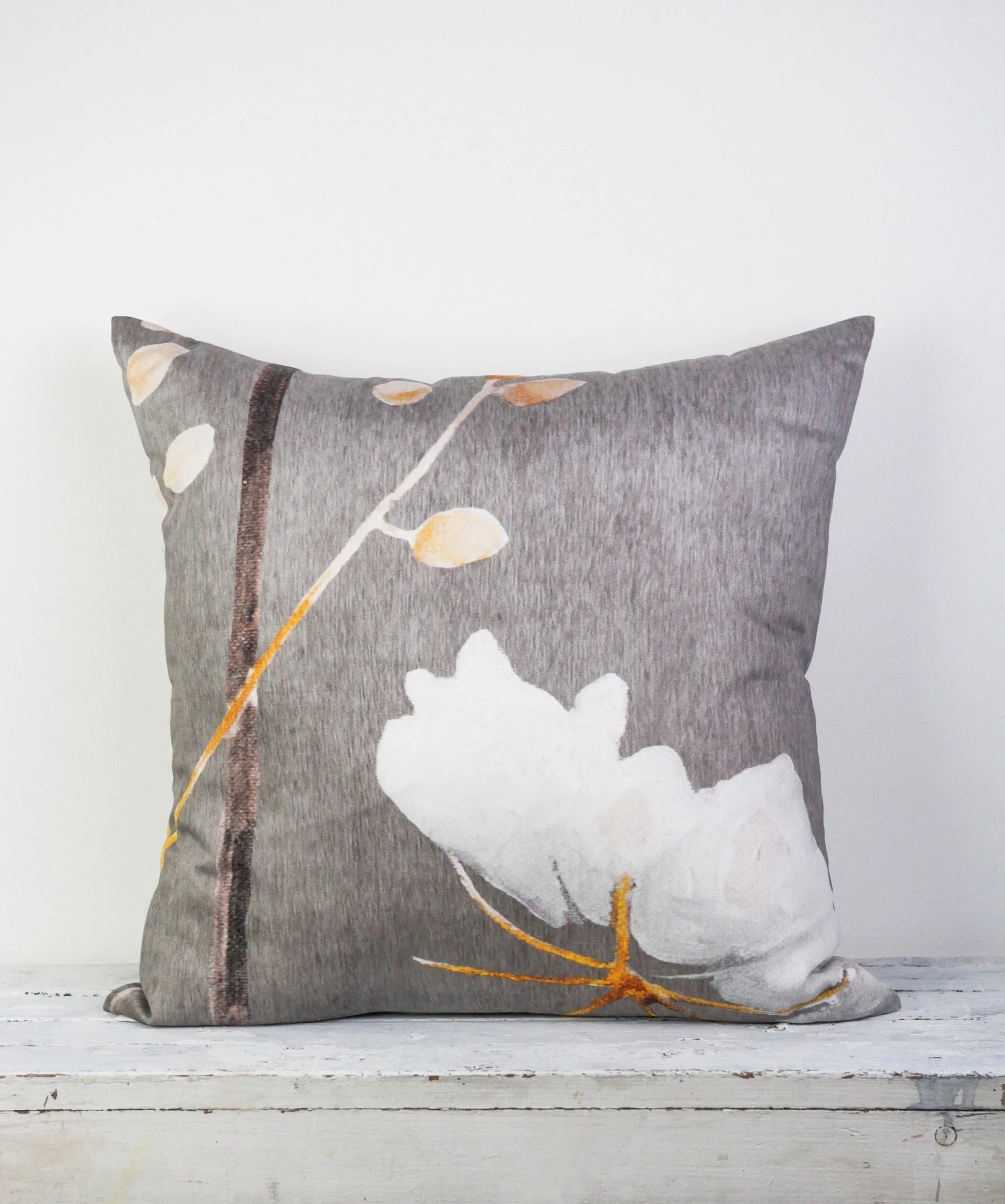 Decorative Reversible Throw Pillow Cover – 18” Square with Zipper Closure India & Purry