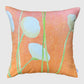 Decorative Reversible Throw Pillow Cover – 18” Square with Zipper Closure India & Purry