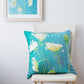 Decorative Reversible Throw Pillow Cover – 18” Square with Zipper Closure India & Purry