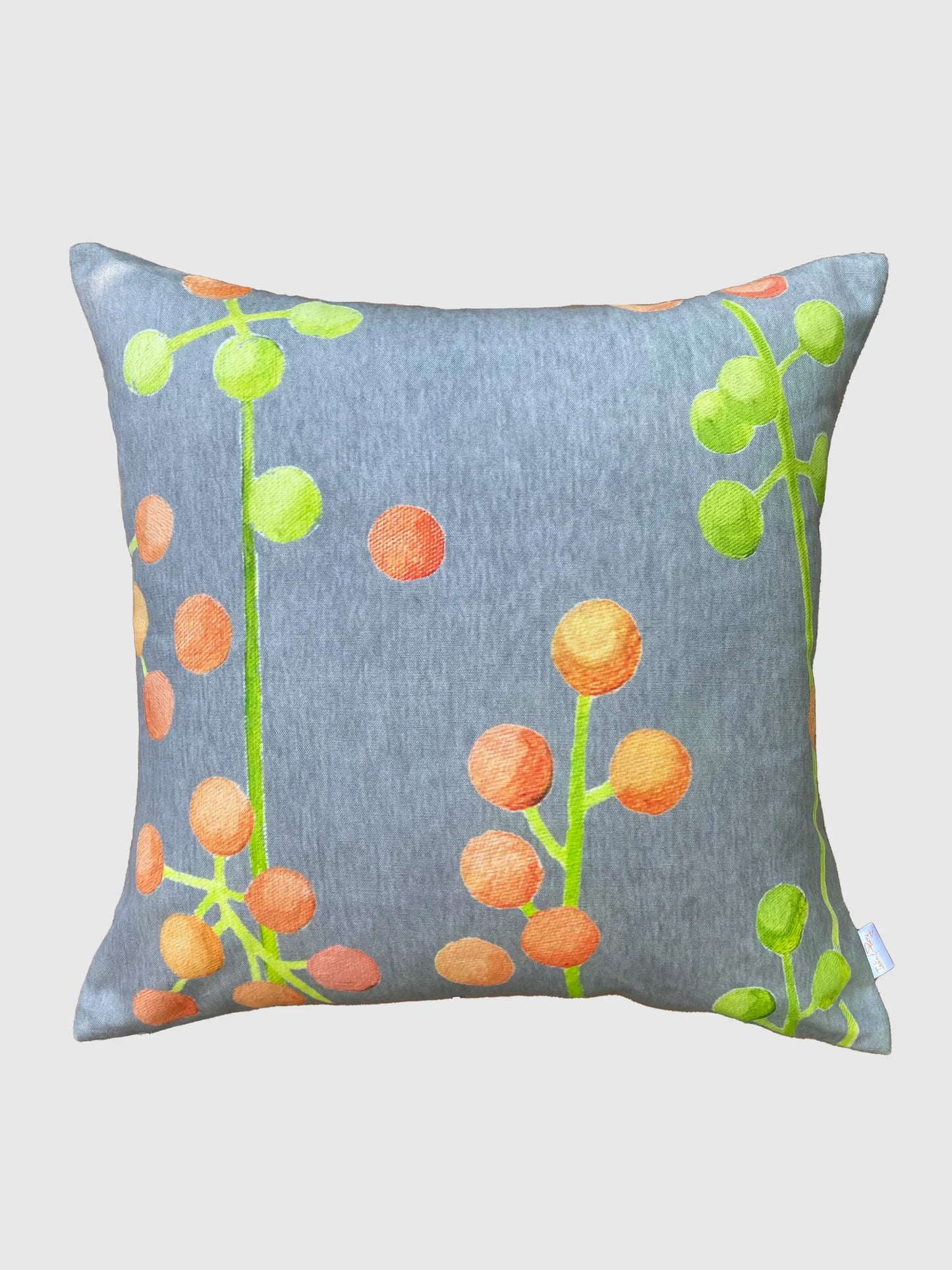 Decorative Reversible Throw Pillow Cover – 18” Square with Zipper Closure India & Purry