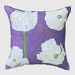 Decorative Reversible Throw Pillow Cover – 18” Square with Zipper Closure India & Purry