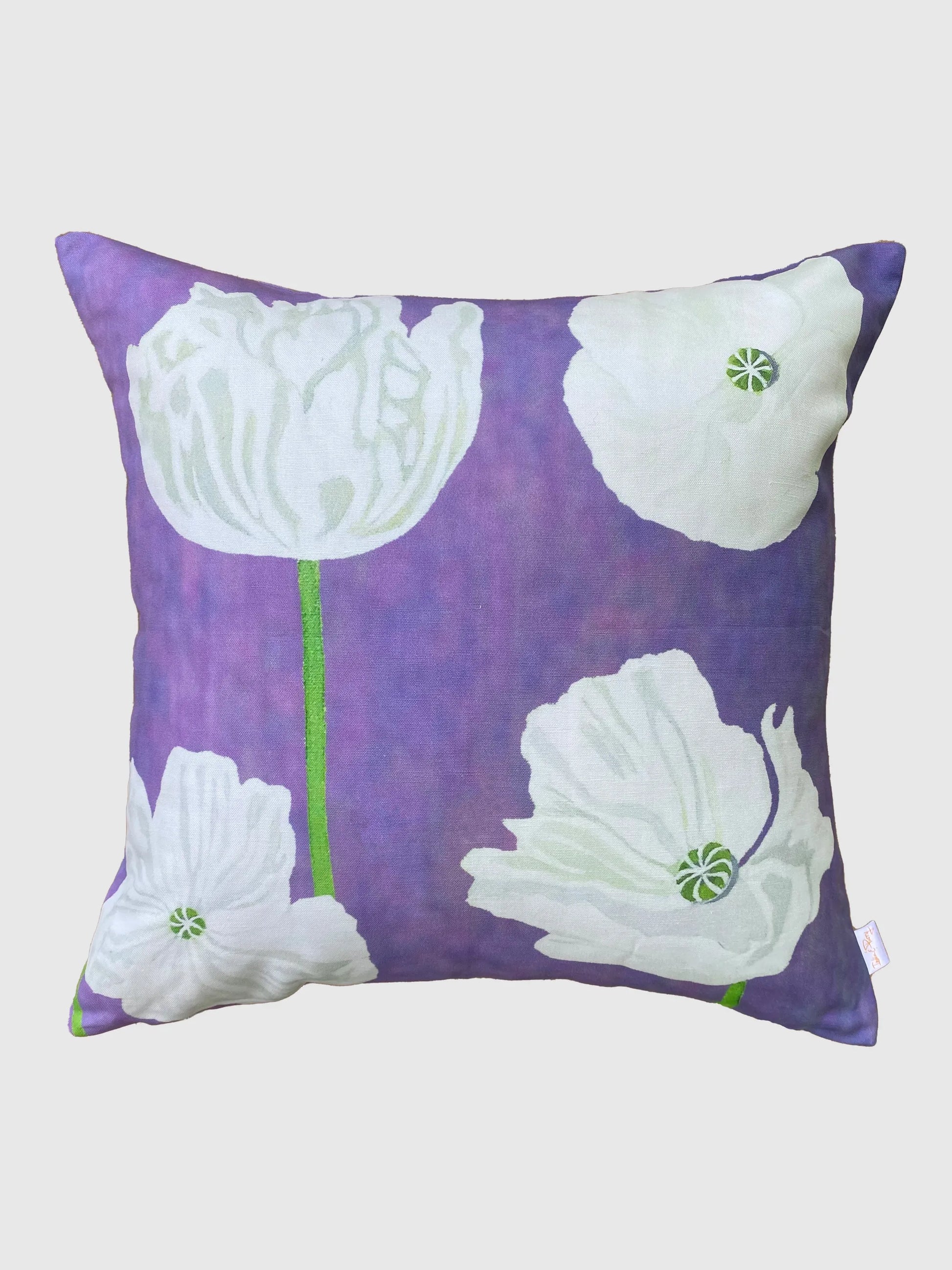 Decorative Reversible Throw Pillow Cover – 18” Square with Zipper Closure India & Purry