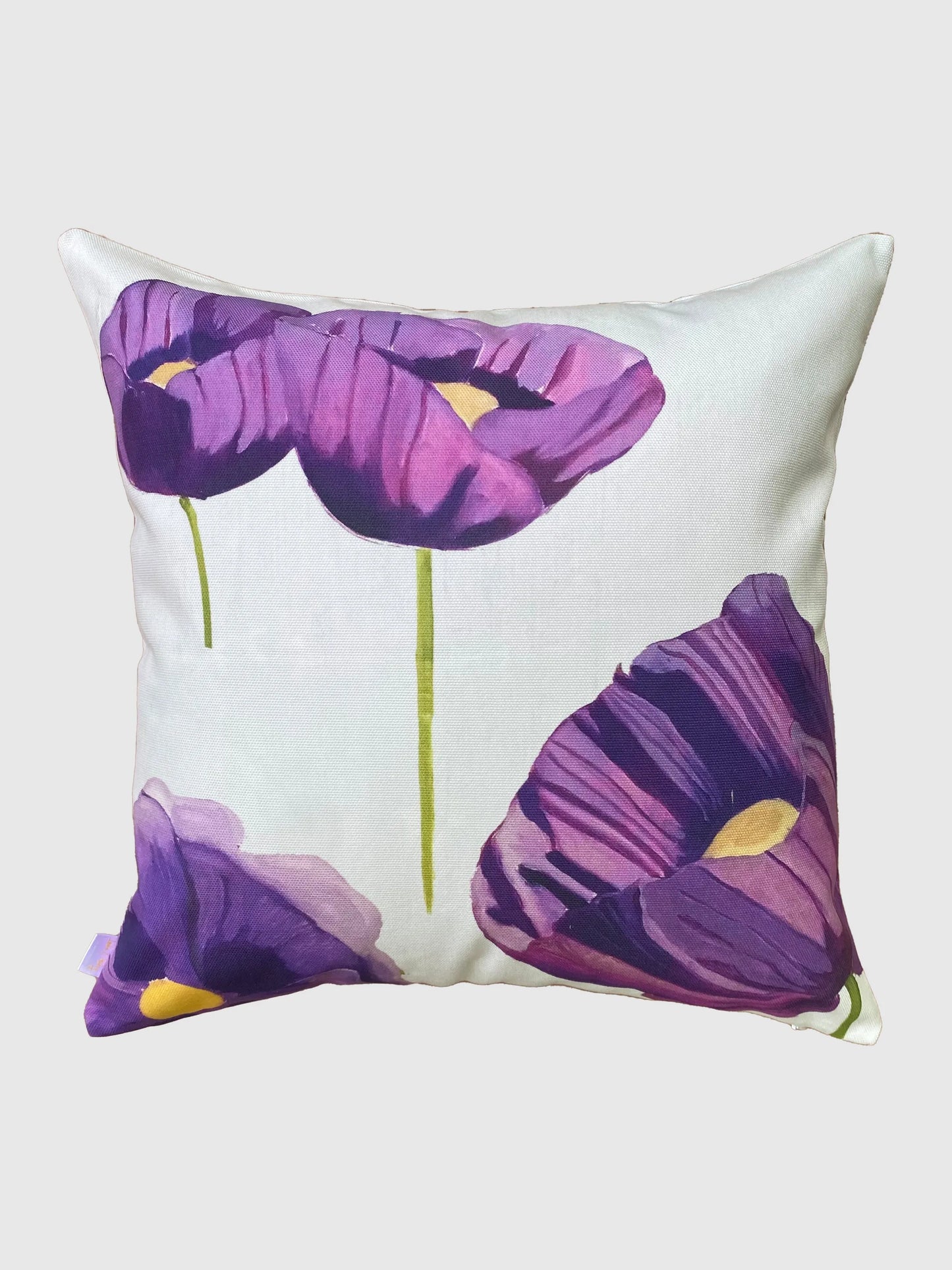 Decorative Reversible Throw Pillow Cover – 18” Square with Zipper Closure India & Purry