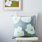 Decorative Reversible Throw Pillow Cover – 18” Square with Zipper Closure India & Purry