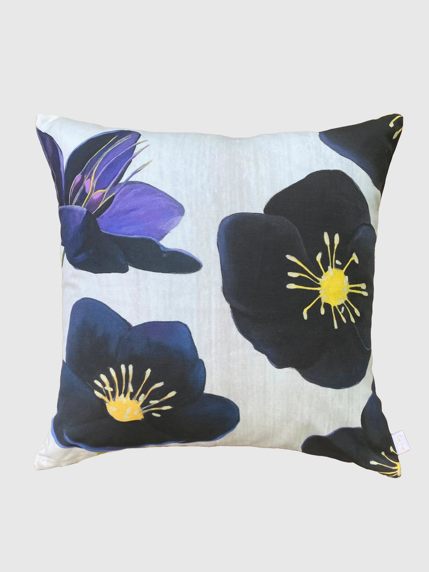 Decorative Reversible Throw Pillow Cover – 18” Square with Zipper Closure India & Purry