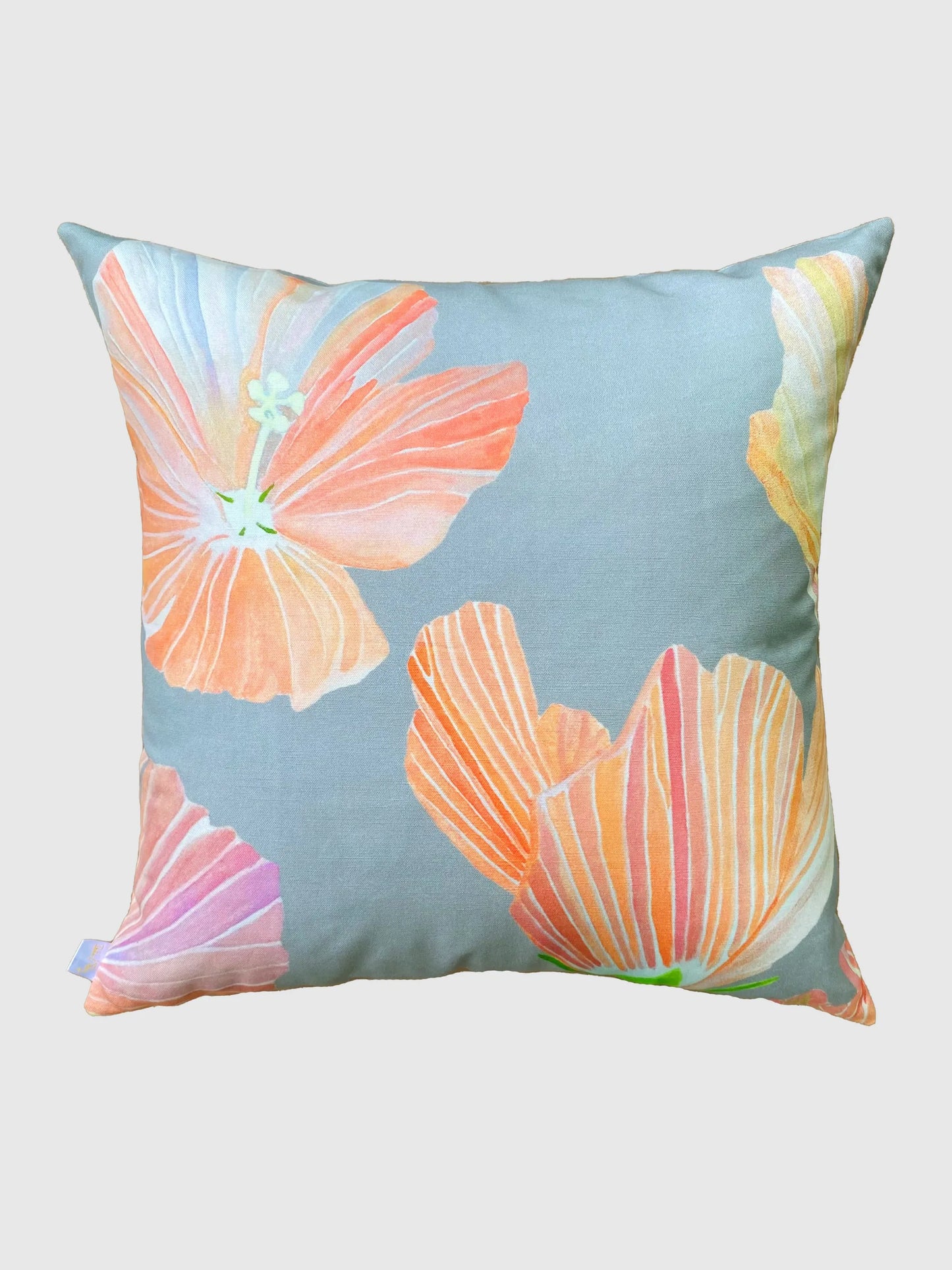 Decorative Reversible Throw Pillow Cover – 18” Square with Zipper Closure India & Purry