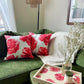Decorative Reversible Throw Pillow Cover – 18” Square with Zipper Closure India & Purry