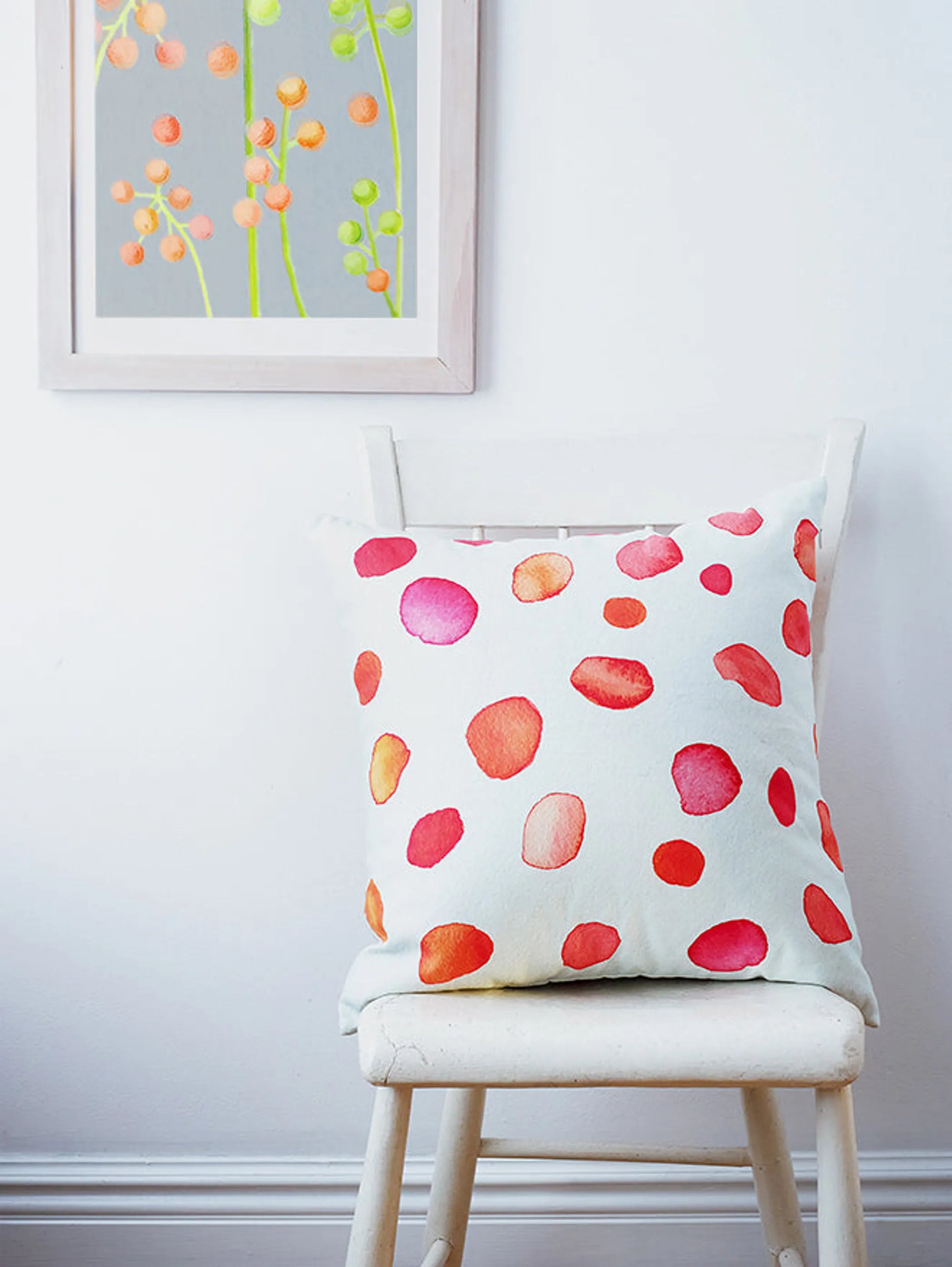 Decorative Reversible Throw Pillow Cover – 18” Square with Zipper Closure India & Purry