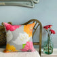 Decorative Reversible Throw Pillow Cover – 18” Square with Zipper Closure India & Purry