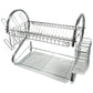 Better Chef 2-Level Chrome-Space-Saving Over-the-Sink Dish Drying Rack – Modern Kitchen Organizer Better Chef