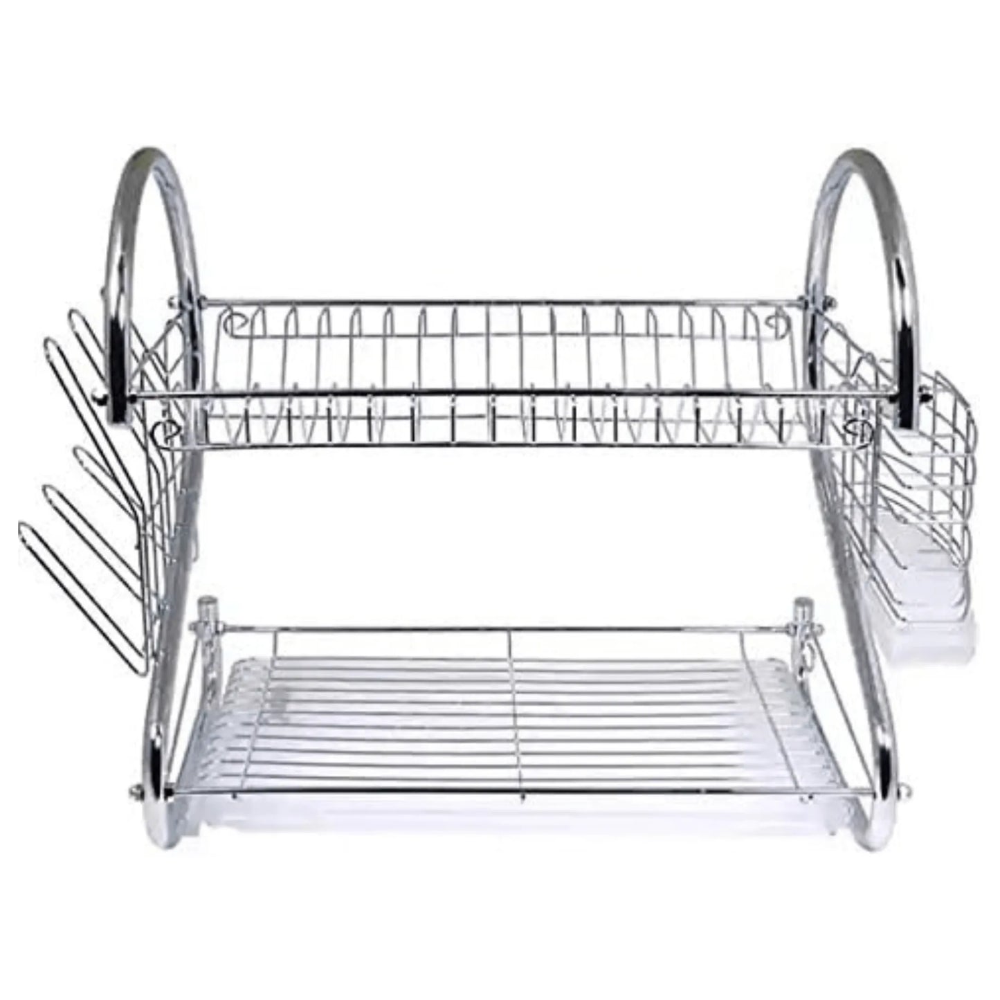 Better Chef 2-Level Chrome-Space-Saving Over-the-Sink Dish Drying Rack – Modern Kitchen Organizer Better Chef